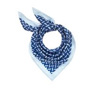 Modetuch LSCN BY LASCANA "Schal, Modeschal, Dreieckstuch, Nickituch, Halstuch", Damen, blau, Stoff, Polyester, gemustert, Modetücher, mit modischem Print (44529541-0) blau
