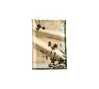 Modetuch MARC O'POLO, Damen, beige (light beige), Viskosemischung, bedruckt, Modetücher, Satin-Foulard mit lässigem Print (24819166-0) light beige