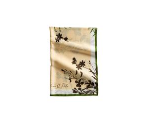 Modetuch MARC O'POLO, Damen, beige (light beige), Viskosemischung, bedruckt, Modetücher, Satin-Foulard mit lässigem Print (24819166-0) light beige