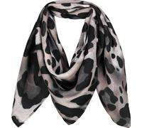 Modetuch MONARI "Schal/Tuch Leodruck allover", Damen, braun gemustert, Web, Materialmix, gemustert, mehrfarbig, Modetücher, mit Animalprint (52053529-0) braun gemustert