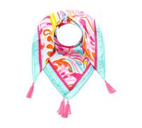 Modetuch ZWILLINGSHERZ ""Blumentraum"", Damen, bunt (multi), Obermaterial: 100% Viskose, modisch, Modetücher, mit Blüten und Tasseln (22145230-0) multi