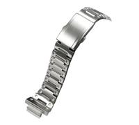 Modifiziertes Armband, kompatibel mit Casio Gshock GW-M5610 DW5600 GW-5000 G-5600 GA2100 GM5600 GM2100, 16 mm Edelstahl-Armband, Herrenarmband(Silver,GA2100-GA2110)