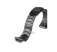 Modifiziertes Edelstahlgehäuse/-armband, passend for Casio Small Square GW-B5600DW(Black strap)