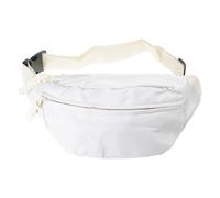 Modische Brusttasche für Damen und Herren, verstellbarer Gürtel, Hüfttasche für Reisen, Radfahren, Fitness, kleine Umhängetasche, praktischer Brustgurt, Handy-Tasche, Farbe: Weiß, Einheitsgröße