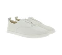 Modische Clarks AceLite Lo Damen Echtleder-Schuhe mit herausnehmbarer Sohle Schnür-Schuhe 2167489 Weiß 37