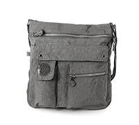 MODISCHE Damentasche LUXUS Schultertasche Umhängetasche BAG STREET Grau