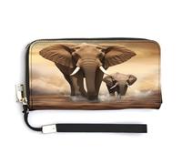 Modische Einkaufstasche mit Elefant und Baby-Elefant, Designer-Schulterhandtaschen, Hobo-Tasche, niedliche Aufbewahrungstasche für Damen, Stil, 20 x 10,5 cm, Stil:, 20.0*10.5cm