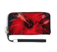 Modische Einkaufstasche mit roten Hibiskusblumen, Designer-Schulterhandtaschen, Hobo-Tasche, niedliche Aufbewahrungstasche für Damen, Stil, 20 x 10,5 cm, Stil:, 20.0*10.5cm