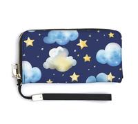 Modische Einkaufstasche mit Sternen und Wolken, Designer-Schulterhandtaschen, Hobo-Tasche, niedliche Aufbewahrungstasche für Damen, Stil, 20 x 10,5 cm, Stil:, 20.0*10.5cm