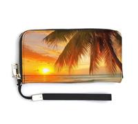 Modische Einkaufstasche mit tropischem Strand, Palme, Sonnenuntergang, Designer-Schulterhandtaschen, Hobo-Tasche, niedliche Aufbewahrungstasche für Damen, Stil, 20 x 10,5 cm, Stil:, 20.0*10.5cm