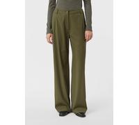Modische Hose mit weitem Bein olive 34/REG