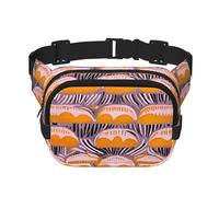 Modische Hüfttasche mit abstraktem Malmuster, Unisex, Reise-Sport-Kuriertasche