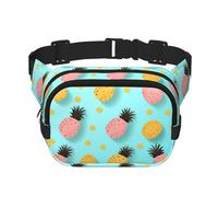 Modische Hüfttasche mit Ananas-Muster, Unisex, Kuriertasche, modische Reise-Hüfttasche