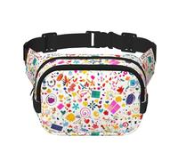 Modische Hüfttasche mit Aufdruck "Happy Birthday", Unisex, Kuriertasche, modische Reise-Hüfttasche