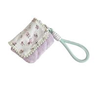 Modische Kameratasche aus Baumwolle mit Blumendruck, tragbare Münztasche, Geldbeutel, Aufbewahrung, Tragetaschen für Outdoor-Aktivitäten, stilvolles Kamera-Zubehör, Farbe3, Mass Beauty