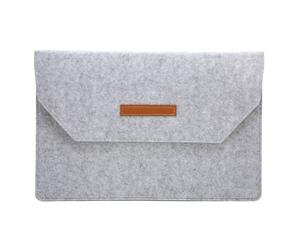 Modische Laptoptasche, hochwertige Schutzhülle aus Filz mit mehreren Fächern zur Aufbewahrung, leicht zu öffnen und zu schließen, leicht und