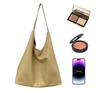 Modische Leder-Tragetasche, PU-Leder-Damen-Umhängetasche, große Kapazität, Tragetasche für Reisen, Shopping, Arbeit und den täglichen Gebrauch, gelb, Refer to description