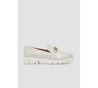 Modische Loafer in Leder-Optik 39 grau 6008890.403.39