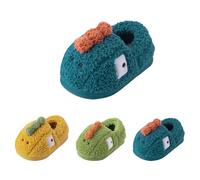 Modische, süße Hausschuhe für Winter für Jungen Mädchen mit flachem Boden, leicht, weich bequem, warm, einfarbig, Cartoon-Tierform Slipper Mädchen 30 (1-G-Marine, 19 Little Child)