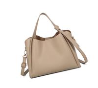 Modische Umhängetasche im koreanischen Stil für Damen mit großem Fassungsvermögen und PU-Leder-Umhängetasche, Reise-Handtasche, Luxus-Handtaschen, khaki, One Size