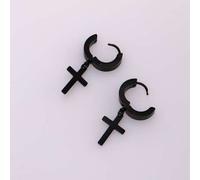 Modische und beliebte Herren-Kreuz-Ohrringe aus Edelstahl als Schmuckgeschenk und für einen stilvollen Look