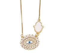 Modische und einzigartige Halskette, exquisite, vielseitige Halsketten für Frauen, die zu jedem Stil getragen werden können, Einstellbar, Kristall