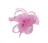 Modischer Haarspangen Kopfschmuck aus transparentem Netzstoff mit Blumen Kopfbedeckung für Fotoshootings verleiht jedem Outfit oder jeder Frisur Charme Netz Blumen Stirnband