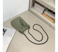 Modischer minimalistischer einfarbiger kleiner Umhängetasche, AlltagsLässig Mini Nylon wasserresistente Schultertasche Urlaub Reise Outdoor Studenteng