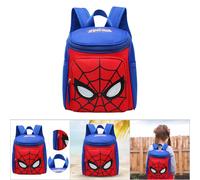 Modischer, süßer Cartoon-Spider-Man Kindergarten-Kinderrucksack für Kinder (Royalblau)