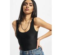 Urban Classics Ladies Shiny Rib Body Damen-Top - schwarz XS
