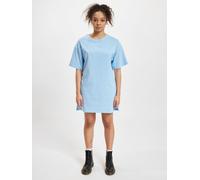 Shirtkleid DEF "DEF DEF Mini Kleider", Damen, Gr. XS, US-Größen, airy blau, 100% Baumwolle, unifarben, oversize, Rundhals, Kleider Shirtkleid (40720669-XS) airy blau
