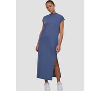 Urban Classics Damen Kleid Ladies Long Extended Shoulder Dress, langes Kleid für Frauen, Loose Fit, vintageblue, M