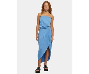 modisches Urban Classics Damen Kleid Stretch 170 g/m² Blau 4XL