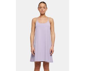 modisches Urban Classics Damen Kleid Stretch 180 g/m² mit Baumwolle Violett M