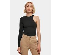 modisches URBAN CLASSICS Damen Kleid Stretch Slim Fit 180 g/m² mit Baumwolle Schwarz S