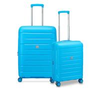 MODO by Roncato Starlight 3.0 4 Rollen Kofferset 2-teilig mit Dehnfalte blau