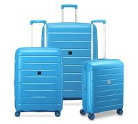 MODO by Roncato Starlight 3.0 4 Rollen Kofferset 3-teilig mit Dehnfalte blau