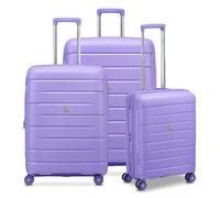 MODO by Roncato Starlight 3.0 4 Rollen Kofferset 3-teilig mit Dehnfalte lila