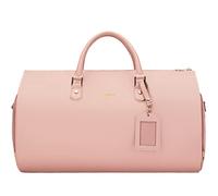 Modoker Damen-Kleidersack aus Leder mit Schulterriemen, 2-in-1 zum Aufhängen, für Koffer, Anzug, Reisetasche, Pink