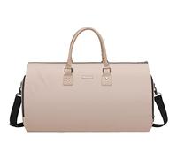 Modoker Wandelbare Kleidersäcke für Reisen, Handgepäck für Damen und Herren, Weekender - 2 in 1 hängender Koffer, Anzug, Reisetaschen, Rosa