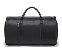 Modoker Wandelbarer Kleidersack aus Leder, Handgepäck für Reisen, Kleidersack, Geschenke für Männer, Frauen, Business, wasserdicht, Koffer, Anzug, Reisetaschen, Schwarz