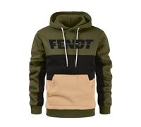 MODRYER Herren Kapuzenpullover Für FENDT Lässiger Langarm Pullover Kapuzenpullover Mit Kordelzug Und Kängurutasche,Green-M