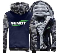 MODRYER Herren-Kapuzenpullover Mit Durchgehendem Reißverschluss Weiche Fleecejacken Für FENDT Lässige Warme Wintermäntel Outdoor-Langarm-Sweatshirt Mit Kapuze,Grey-L