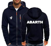 MODRYER Kapuzenpullover Für Herren Für ABA-RTH Reißverschluss Hoodies Lauf- Sportjacken Lässige Langarmpullover Kapuzenoberteile Warmer Gemütlicher Mantel Mit Taschen,Navy Blue-XXL