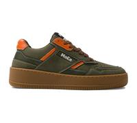 MoEa Sneaker Gen1 - Suede Orange & Green - dunkelgrün, Größe Euro (US) 45