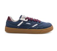 MoEa - Origin Low - Sneaker, Gr. 40, blau/braun (NightSuede&Beige/Grapes)