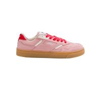 MoEa - Schuhe aus Biomaterialien - Origin Low Pink Suede & Beige Apple für Damen aus Baumwolle - Größe 40 - Rot Rot 40