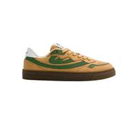 MoEa - Schuhe aus Biomaterialien - Veyron Low Taupe & Green Apple für Herren aus Baumwolle - Größe 44 - Braun Braun 44