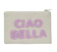 Mömax Kosmetiktasche Kia Lila/Beige , Lila/Beige , Lila, Beige , Metall, Kunststoff, Textil , 16.5x10.5 cm , pulverbeschichtet,glatt,Leinwand , 005711039702
