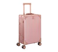 Mömax Reisekoffer Dubai Roségold ca. 36l , Roségold ca. 36l , Metall , 36x22x56 cm , matt , höhenverstellbarer Teleskopgriff, 360°-Rollensystem, TSA-Schloss, Trolleyfunktion , 008077001206